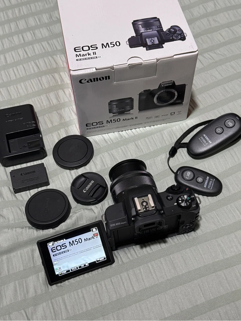 Canon EOS M50 Mark II Compact Mirrorless Camera - Black
